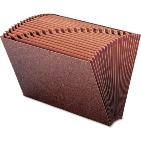 SMEAD Smead® Leather-Like A-Z Open Accordion Expanding File W/ 21 Pockets, Fits Legal-Sized Documents 70430